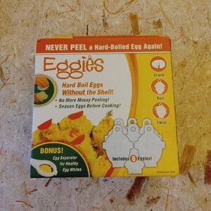 ⭐️New Eggies Hard Boil Egg Cooker Easy to Boil Eggs Without Peeling Shells